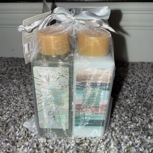 Green body care gift set NWT